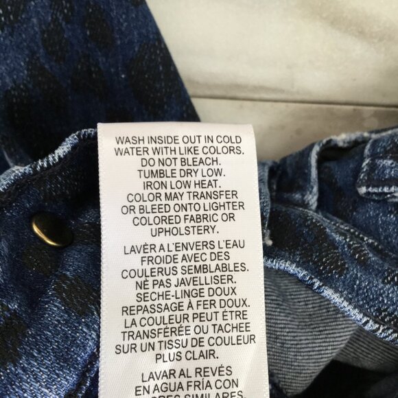 Frame Ali High Rise Leopard-Print Cigarette Jean 28 - Picture 9 of 12